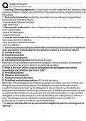 NURS 272 Exam 1 Questions With Correct Answers