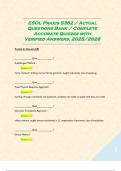ESOL Praxis 5362 &sol; Actual Questions Bank &sol; Complete Accurate Quizzes with Verified Answers&comma; 2025&sol;2026 