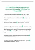 FLS prep for OBGYN Questions and Answers with Complete Solutions New Update 2025