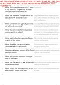 MN 551 ADVANCED PATHOPHYSIOLOGY QUIZ BANK ACTUAL EXAM QUESTIONS WITH ACCURATE AND VERIFIED ANSWERS&comma;100&percnt; CORRECT&excl;&excl;