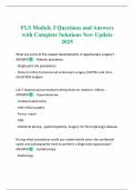 FLS Module 3 Questions and Answers with Complete Solutions New Update 2025