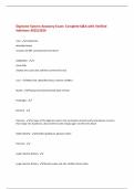 Digestive System Anatomy Exam&colon; Complete Q&A with Verified  Solutions-2025&sol;2026