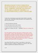 PHARMACOLOGY EVOLVE HESI FINAL  EXAM WITH REAL EXAM QUESTIONS AND  WELL VERIFIED ANSWERS &vert;&vert; RATIONALE  AVAILABLE &vert;&vert; ALREADY GRADED A&plus; &vert;&vert;  GUARANTEED PASS &vert;&vert; LATEST UPDATE 2025
