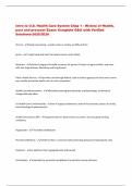 Intro to U&period;S&period; Health Care System Chap 1 - History of Health&comma;  past and presesnt Exam&colon; Complete Q&A with Verified  Solutions-2025&sol;2026