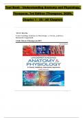 TEST BANK for Understanding Anatomy and Physiology 3rd Edition by Gale Sloan Thompson&comma; Verified Chapters 1 - 25&comma; Complete Newest Version