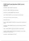 N190 Final Exam Questions With Correct Answers