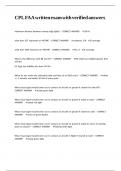 CPL FAA written exam with verified answers&period;