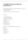 CPL Flight Test Prep exam with precise detailed answers&period;
