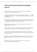 CPL Practice Exam 1 with correct detailed answers&period;