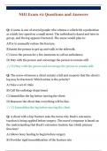 NHI Exam &num;2 Questions and Answers