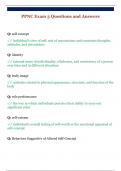 PPNC Exam 3 Questions and Answers