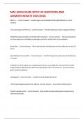 MAC AMCA EXAM WITH 101 QUESTIONS AND ANSWERS NEWEST 2025&sol;2026