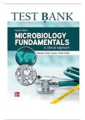 Test Bank for Microbiology Fundamentals&colon; A Clinical Approach &ndash; 4th Edition by Marjorie Kelly Cowan & Heidi Smith &vert; ISBN&colon; 9781260702439