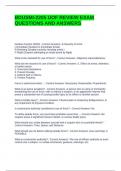 BDUSMI-2205 UOF REVIEW EXAM QUESTIONS AND ANSWERS