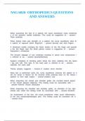 NSG 6020 - Week 6 PV Integ Study Guide&period; Questions and Answers&period; A&plus; Graded&period;