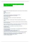 BDUSMI-2303 EXAM 4 QUESTIONS AND ANSWERS