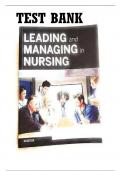 Test Bank For Leading and Managing in Nursing 8th Edition By Patricia S&period; Yoder-Wise&semi; Susan Sportsman