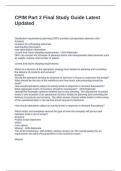 CPIM Part 2 Final Study Guide Latest Updated