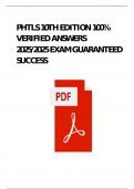 PHTLS 10th Ed&period; Pre & Post-Test with Self-Test Complete Package Actual Exam 2026&sol;2027 &ndash; Comprehensive Trauma Assessment with Detailed Rationales &vert; 100&percnt; Verified &vert; Pass Guaranteed &ndash; A&plus; Graded