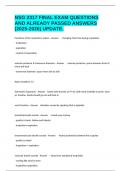 NSG 2317 FINAL EXAM QUESTIONS AND ALREADY PASSED ANSWERS &lpar;2025-2026&rpar; UPDATE&period;