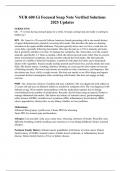 NUR 600 Gi Focused Soap Note Verified Solutions 2025 Updates