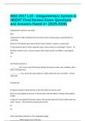  NSG 2317 L10 - Integumentary System & HEENT Final Review Exam Questions and Answers Rated A&plus; &lpar;2025-2026&rpar;