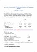 ACCT 352 FINAL EXAM TIPS CONCERNTRATION 2025 Athabasca University