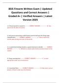 BSIS Firearm Written Exam &vert; Updated Questions and Correct Answers &vert; Graded A&plus; &vert; Verified Answers &vert; Latest Version 2025