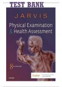 Complete Test Bank Physical Examination and Health Assessment CANADIAN 3rd Edition Jarvis Questions & Answers with rationales &lpar;Chapter 1-31&rpar;