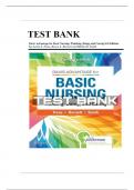 Test Bank for Davis Advantage for Basic Nursing Thinking&comma; Doing&comma; and Caring 3rd Editions by Leslie S&period; Treas&comma; Karen L&period; Barnett and Mable H&period; Smith&period;pdf