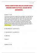 PDGA CERTIFIED RULES EXAM 2025  BRAND NEW ACTUAL EXAM WITH  ANSWERS&period;