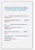 EFDA Study Guide EXAM 2025&sol;2026  ACTUAL COMPLETE  REAL EXAM QUESTIONS WITH 100&percnt; CORRECT ANSWERS               &lpar; Verified Solutions&rpar; GRADED A&plus; &sol; 2025 BRAND NEW&excl;&excl; 