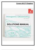 Solutions Manual &ndash; Inorganic Chemistry &lpar;Sixth Edition&comma; Hadzovic&comma; 2015&rpar; &vert; All 27 Chapters Covered
