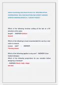 Indiana Cosmetology State Board Practice Test  2025&sol;2026 ACTUAL  COMPREHENSIVE  REAL EXAM QUESTIONS AND CORRECT ANSWERS  &lpar;VERIFIED ANSWERS&rpar; GRADED A&plus; &sol; ALREADY PASSED&excl;&excl; 
