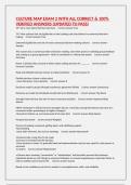 CULTURE MAP EXAM 2 WITH ALL CORRECT & 100&percnt; VERIFIED ANSWERS &lpar;UPDATED TO PASS&rpar;