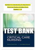Test Bank for Understanding the Essentials of Critical Care Nursing 3rd Edition Perrin Chapters 1 - 19