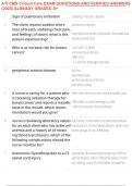 ATI CMS Critical Care EXAM QUESTIONS AND VERIFIED ANSWERS &lpar;2025&rpar; ALREADY GRADED A&plus;