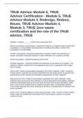 TRUE Advisor Module 6&comma; TRUE Advisor Certification - Module 5&comma; TRUE Advisor Module 4&period; Redesign&comma; Reduce&comma; Reuse&comma; TRUE Advisor Module 4&comma; Module 3&period; TRUE Zero waste certification and the role of the TRUE advisor&comma; TRUE Questions and Answers