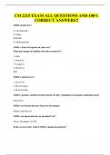 CM 2215 EXAM ALL QUESTIONS AND 100&percnt; CORRECT ANSWERS&excl;&excl;
