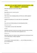 CM 2215 EXAM REVISION QUESTIONS AND 100&percnt; CORRECT ANSWERS&excl;&excl;