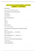 CM 2215 EXAM QUESTIONS AND 100&percnt; CORRECT ANSWERS&excl;&excl;