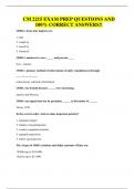 CM 2215 EXAM PREP QUESTIONS AND 100&percnt; CORRECT ANSWERS&excl;&excl;