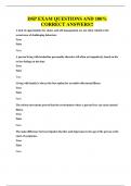 DSP EXAM QUESTIONS AND 100&percnt; CORRECT ANSWERS&excl;&excl;