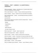 PNP301 - TEST 1 &lpar;WEEKS 1-3&rpar; QUESTIONS & ANSWERS