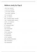 Midterm study for Fipp 3 Questions and Answers