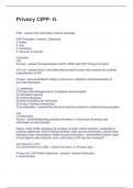 Privacy CIPP- G Questions and Answers Fully Solved