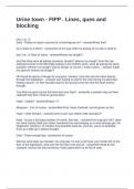 Urine town - FIPP &period; Lines&comma; ques and blocking Questions and Answers Fully Solved