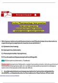 Evolve Pharmacology hesi practice EXAM LATEST EXAM 2025 &vert;  QUESTIONS AND CORRECT ANSWERS  &vert; VERIFIED ANSWERS &vert; ALREADY GRADED A&plus;