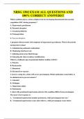 NRSG 3302 EXAM ALL QUESTIONS AND 100&percnt; CORRECT ANSWERS&excl;&excl;
