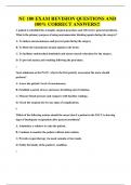 NU 180 EXAM REVISION QUESTIONS AND 100&percnt; CORRECT ANSWERS&excl;&excl;